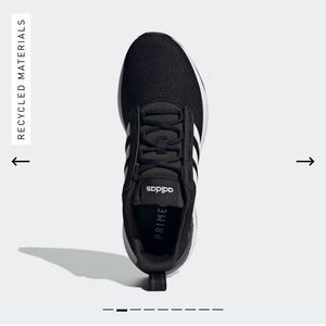 Brand new adidas, in box. Size 9.5. Black & white with cloud foam midsole.